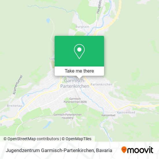Jugendzentrum Garmisch-Partenkirchen map