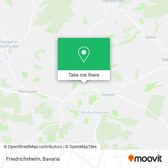 Friedrichsheim map