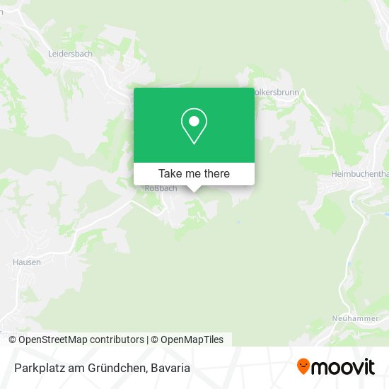 Карта Parkplatz am Gründchen