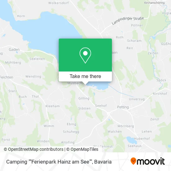 Карта Camping ""Ferienpark Hainz am See""