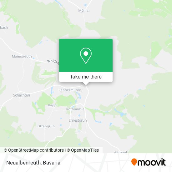 Neualbenreuth map