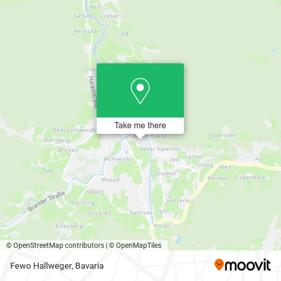 Карта Fewo Hallweger