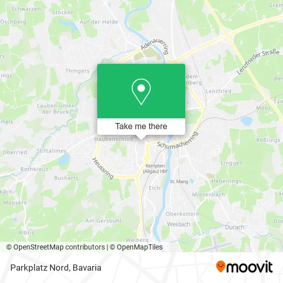 Карта Parkplatz Nord
