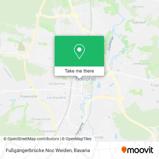 Карта Fußgängerbrücke Noc Weiden