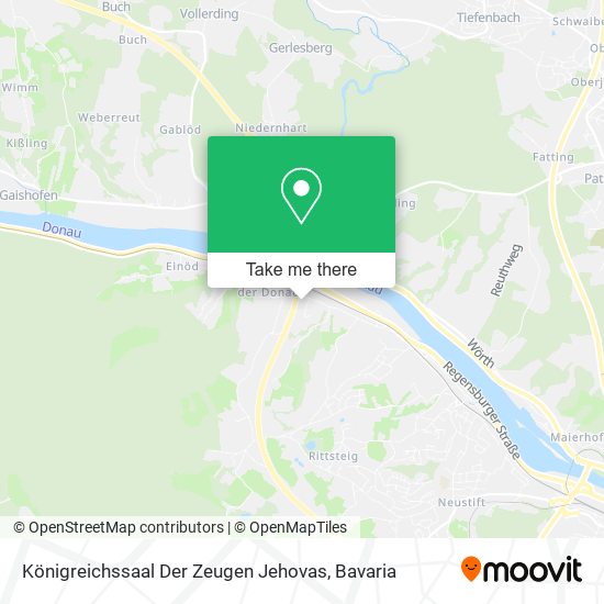 Königreichssaal Der Zeugen Jehovas map