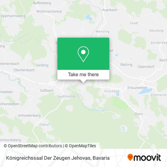 Königreichssaal Der Zeugen Jehovas map