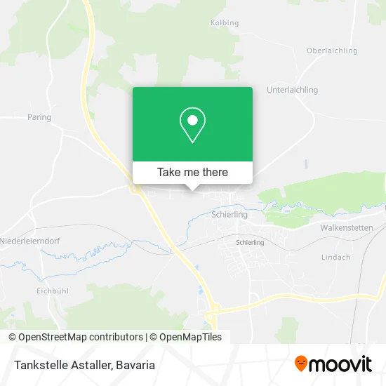 Карта Tankstelle Astaller