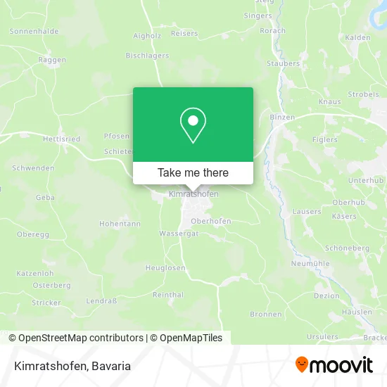 Карта Kimratshofen