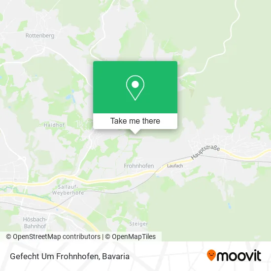 Карта Gefecht Um Frohnhofen