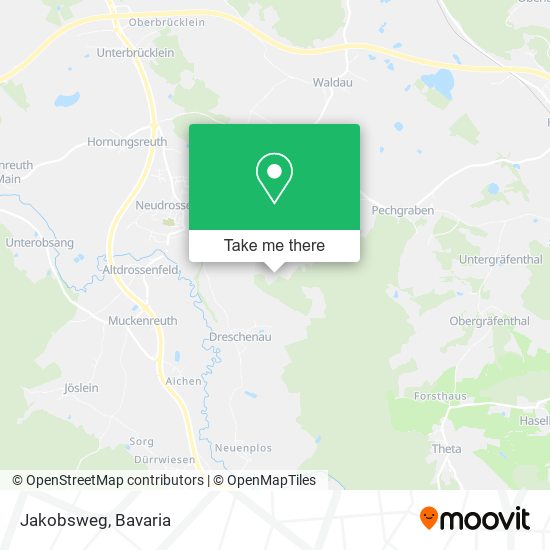 Jakobsweg map