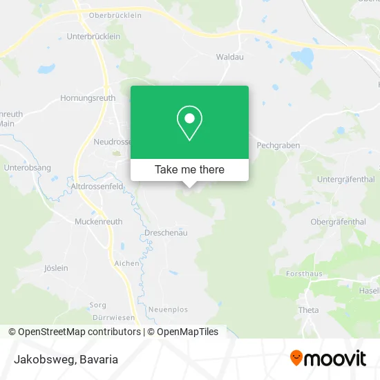 Карта Jakobsweg