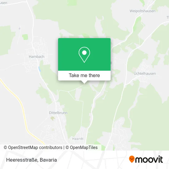 Карта Heeresstraße