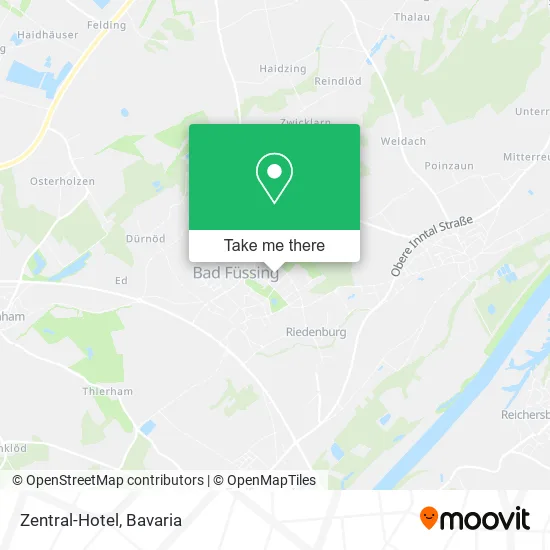 Карта Zentral-Hotel