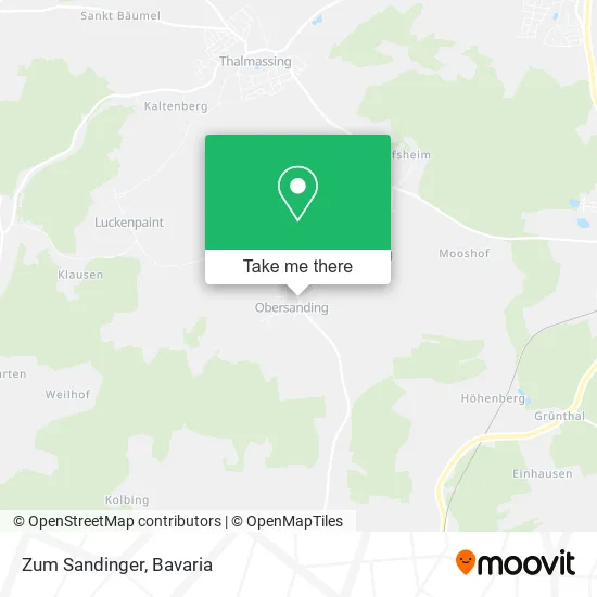 Карта Zum Sandinger