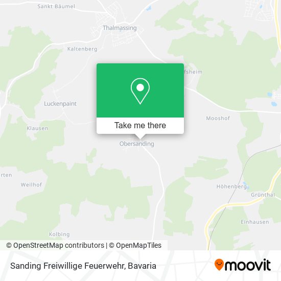 Sanding Freiwillige Feuerwehr map