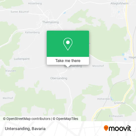 Карта Untersanding