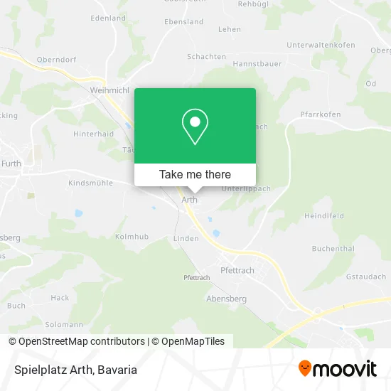 Карта Spielplatz Arth