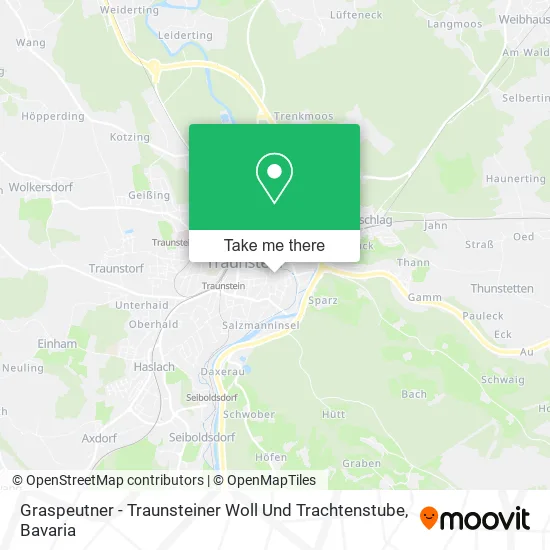 Карта Graspeutner - Traunsteiner Woll Und Trachtenstube