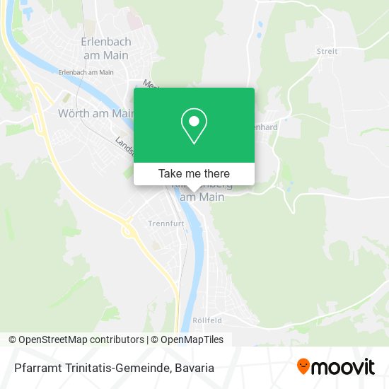 Pfarramt Trinitatis-Gemeinde map