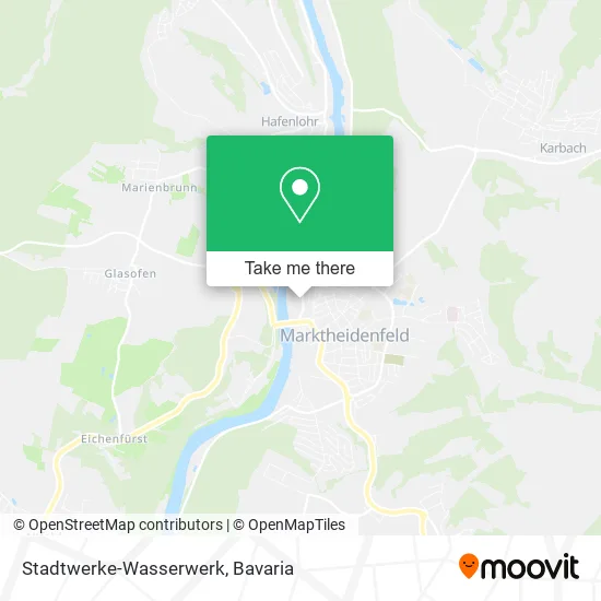 Карта Stadtwerke-Wasserwerk