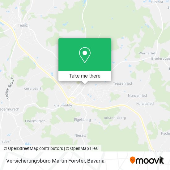 Versicherungsbüro Martin Forster map
