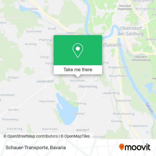 Карта Schauer-Transporte
