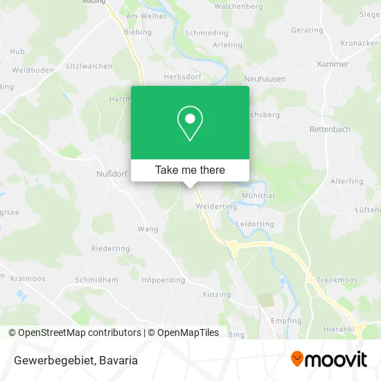 Карта Gewerbegebiet