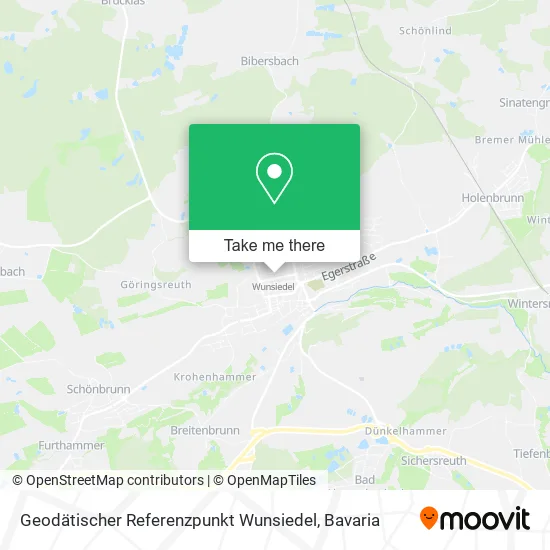 Карта Geodätischer Referenzpunkt Wunsiedel