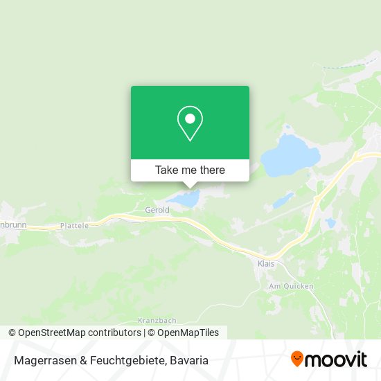 Magerrasen & Feuchtgebiete map
