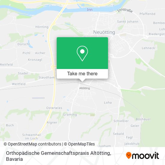 Orthopädische Gemeinschaftspraxis Altötting map