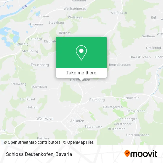Карта Schloss Deutenkofen