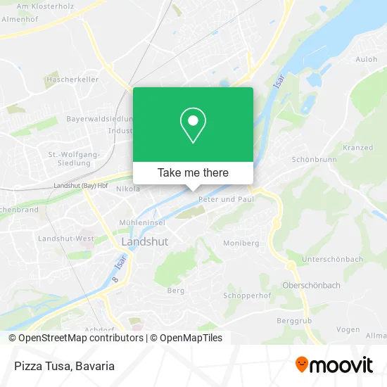 Карта Pizza Tusa