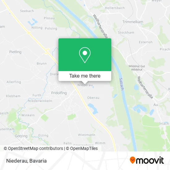 Карта Niederau