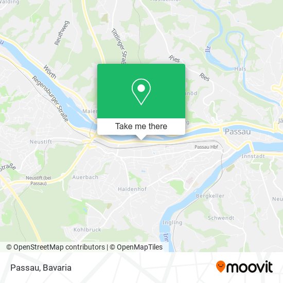 Passau map