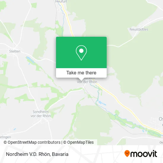 Карта Nordheim V.D. Rhön