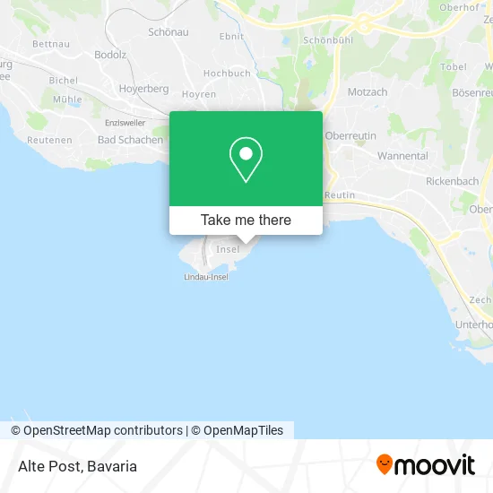 Карта Alte Post