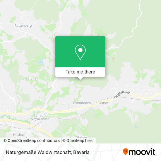 Naturgemäße Waldwirtschaft map