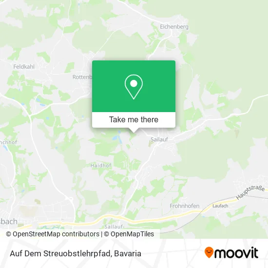 Карта Auf Dem Streuobstlehrpfad