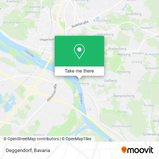 Карта Deggendorf