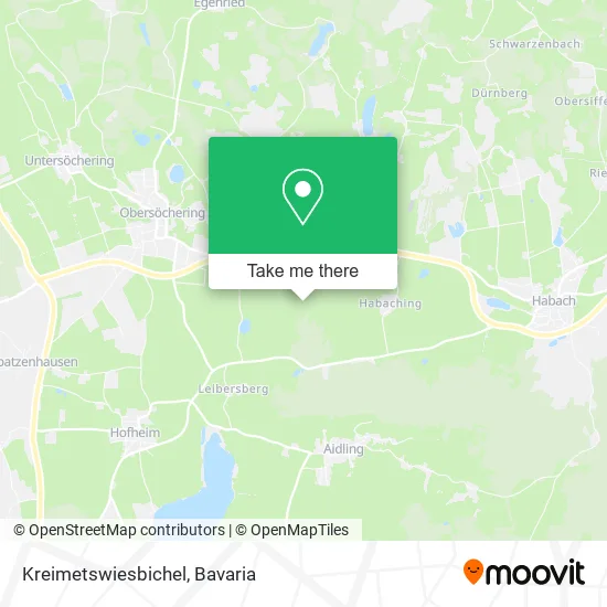 Карта Kreimetswiesbichel