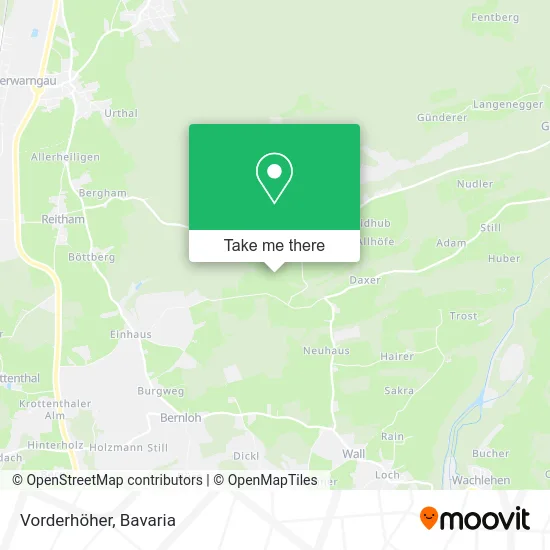 Карта Vorderhöher