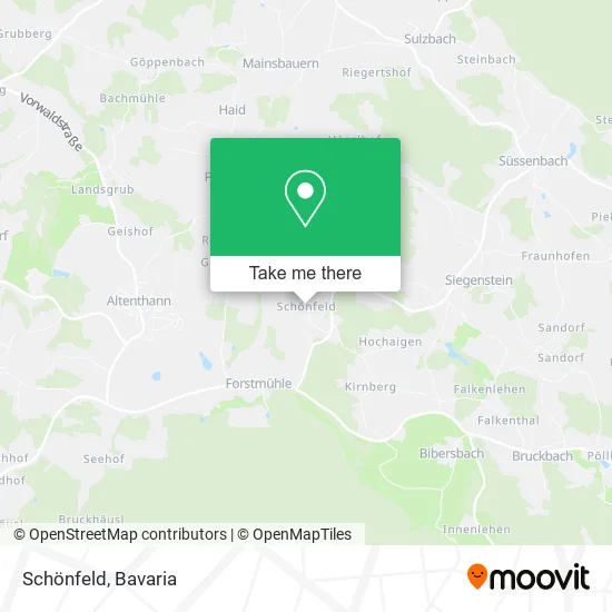 Карта Schönfeld