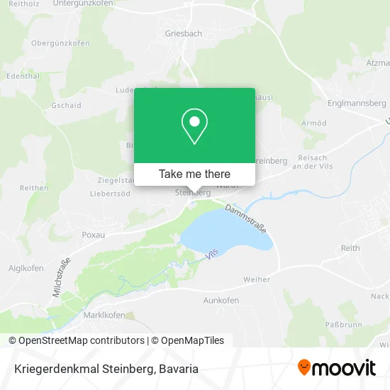 Карта Kriegerdenkmal Steinberg