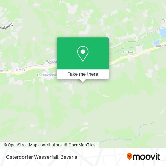 Osterdorfer Wasserfall map