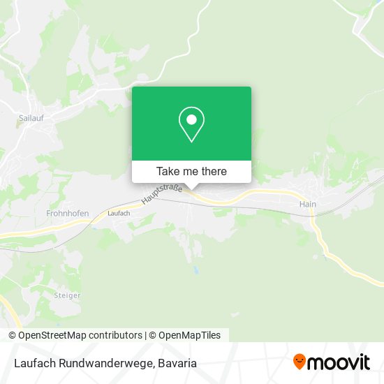 Laufach Rundwanderwege map