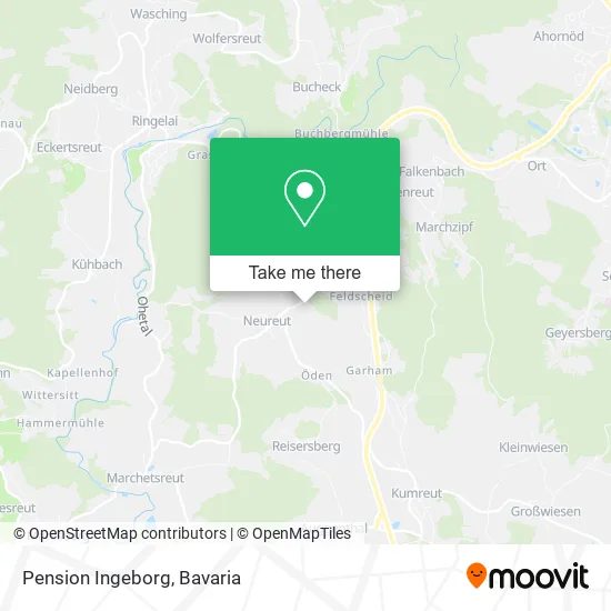 Карта Pension Ingeborg