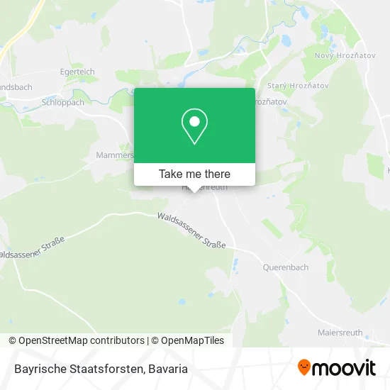 Карта Bayrische Staatsforsten