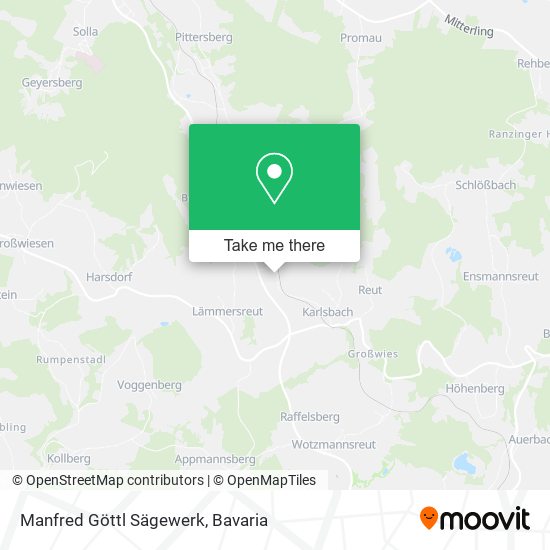Manfred Göttl Sägewerk map