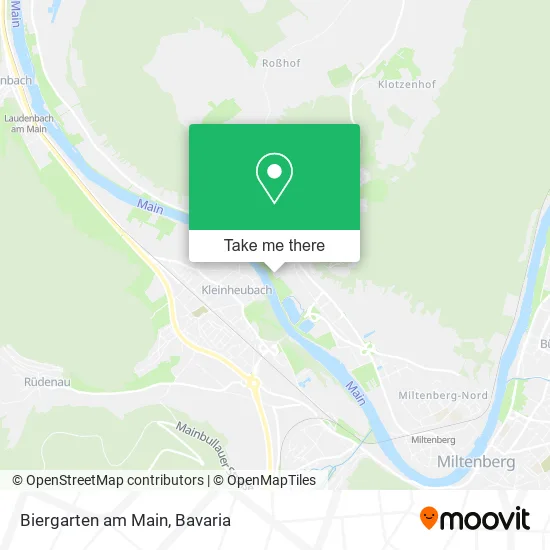 Карта Biergarten am Main