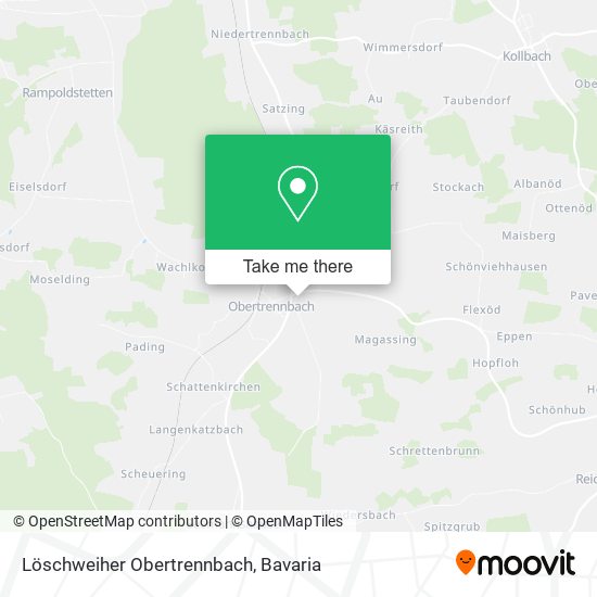 Löschweiher Obertrennbach map